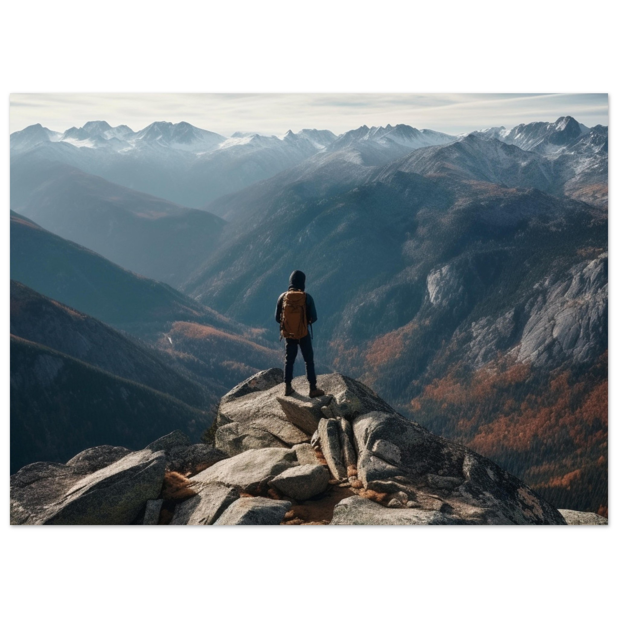 Standing on the top
