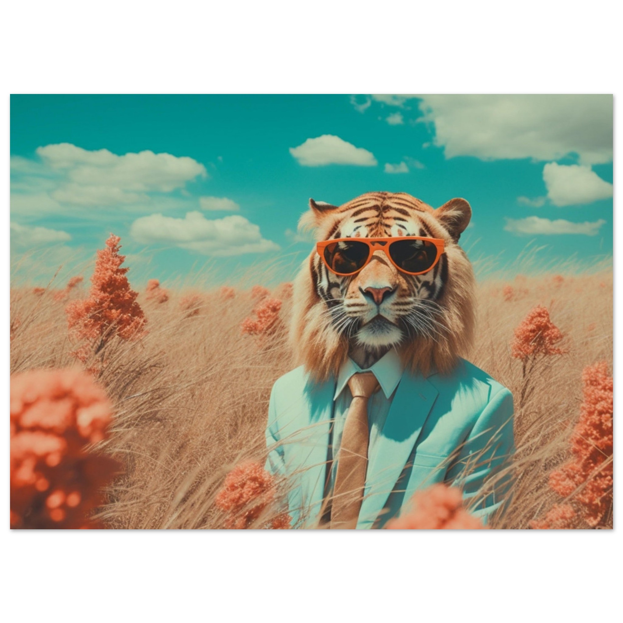 Cool Tiger Poster