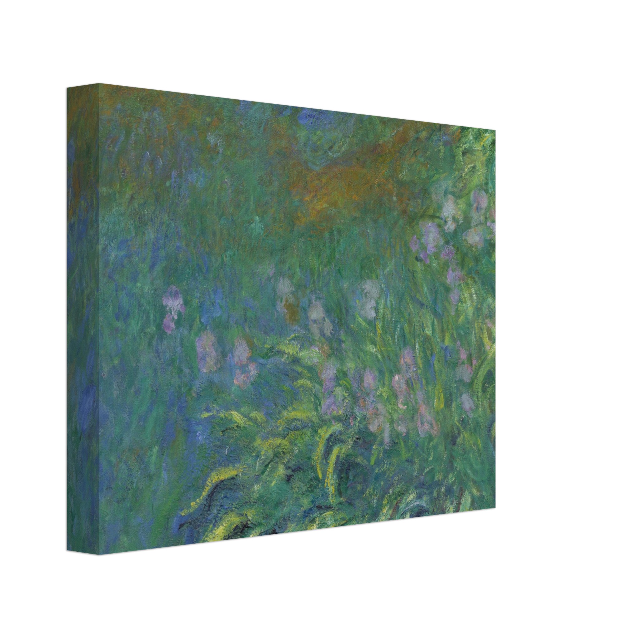 Irises by Claude Monet